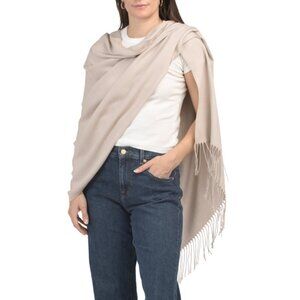 FATTORSETA Taupe Made In Italy Pashmina